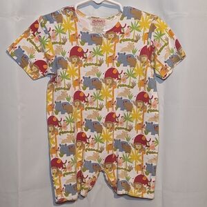 Zutano Baby Animal Print Romper